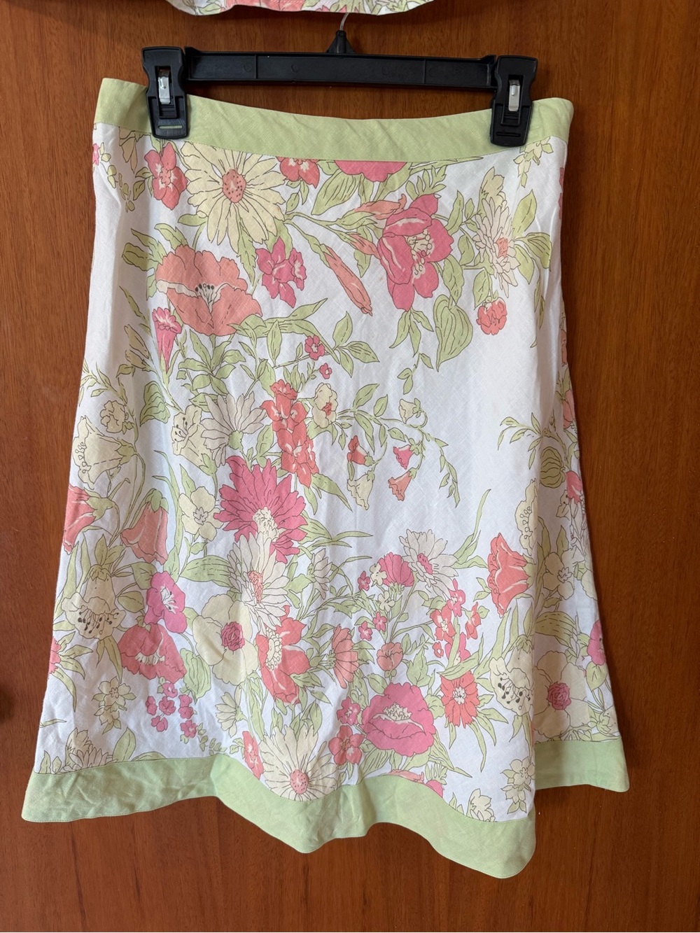 Vintage LOFT Floral A-Line Skirt